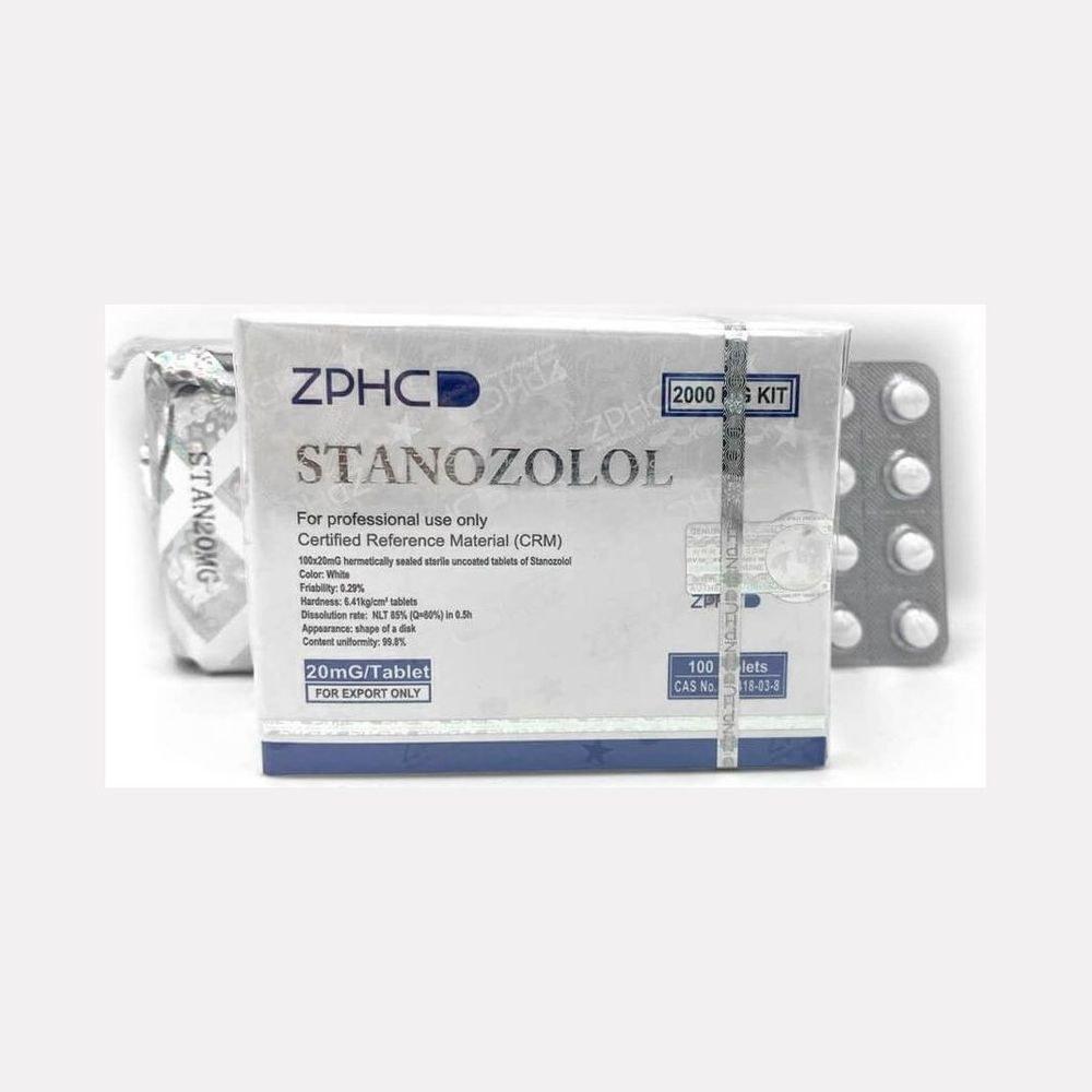 Stanozolol (Winstrol) ZPHC — 20 mg (100 tablets × 20 mg)