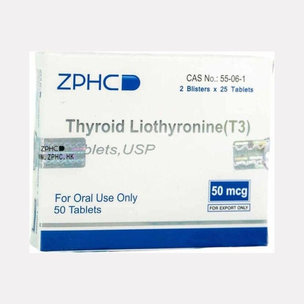 Thyroid Liothyronine (T3) 50mcg ZPHC | USA Domestic