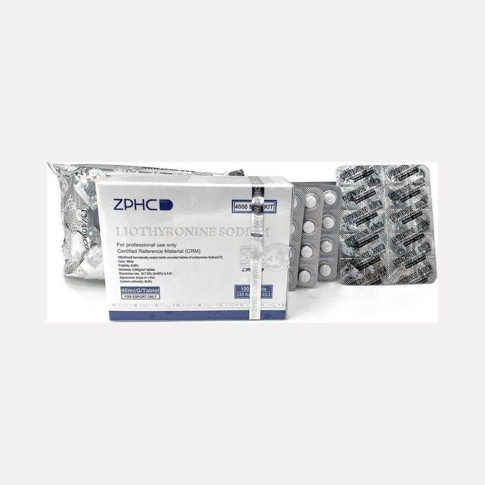 Liothyronine Sodium (T3) ZPHC — 40 mcg (100 tablets × 40 mcg)