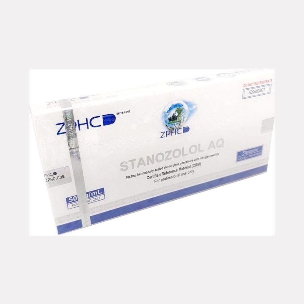 Stanozolol AQ ZPHC — 50 mg/ml (10 ampoules × 2 ml)