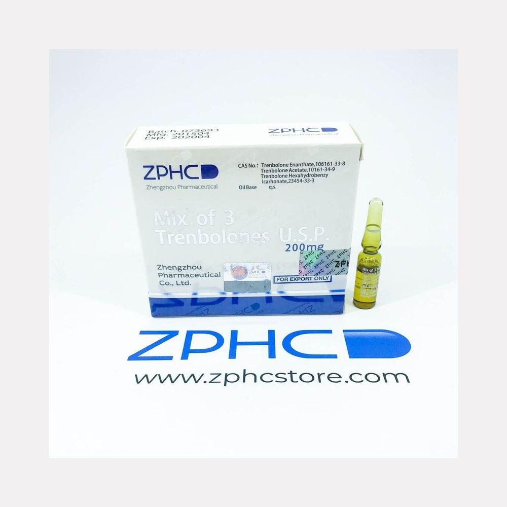 Mix of 3 Trenbolones (Tri-Tren) ZPHC — 200 mg/ml (10 ampoules × 1 ml, 2 000 mg total)